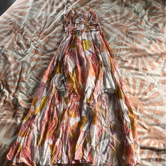 NWOT SAGE AND PAIGE MAXI SLIT DRESS - Picture 4 of 6